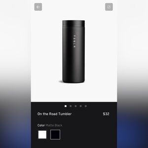 Two (2) Tesla “on the road tumblers” new in boxes